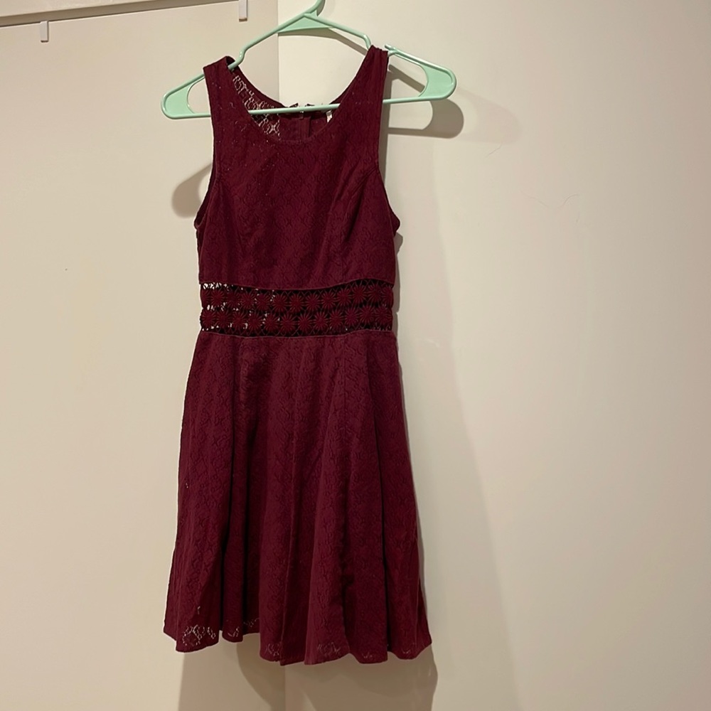 Free People Maroon Dress
